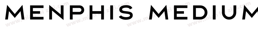 menphis medium字体转换